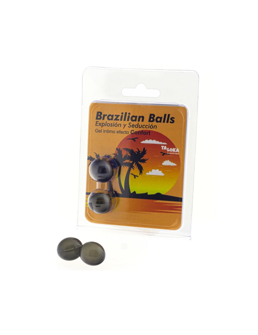 TALOKA - 2 BALLES BRÉSILIENNES EFFET CONFORT GEL EXCITANT TALOKA - 2 BALLES BRÉSILIENNES EFFET CONFORT GEL EXCITANT