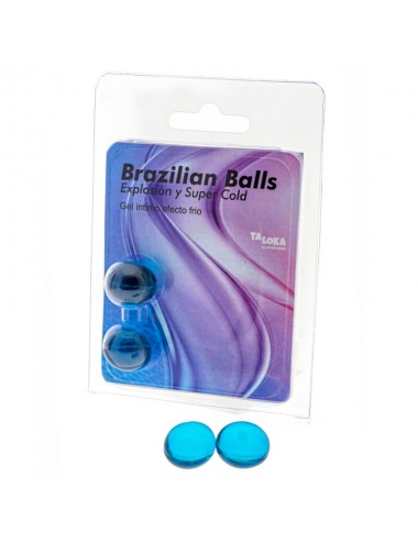 TALOKA - 2 BALLES BRÉSILIENNES GEL EXCITANT EFFET FROID