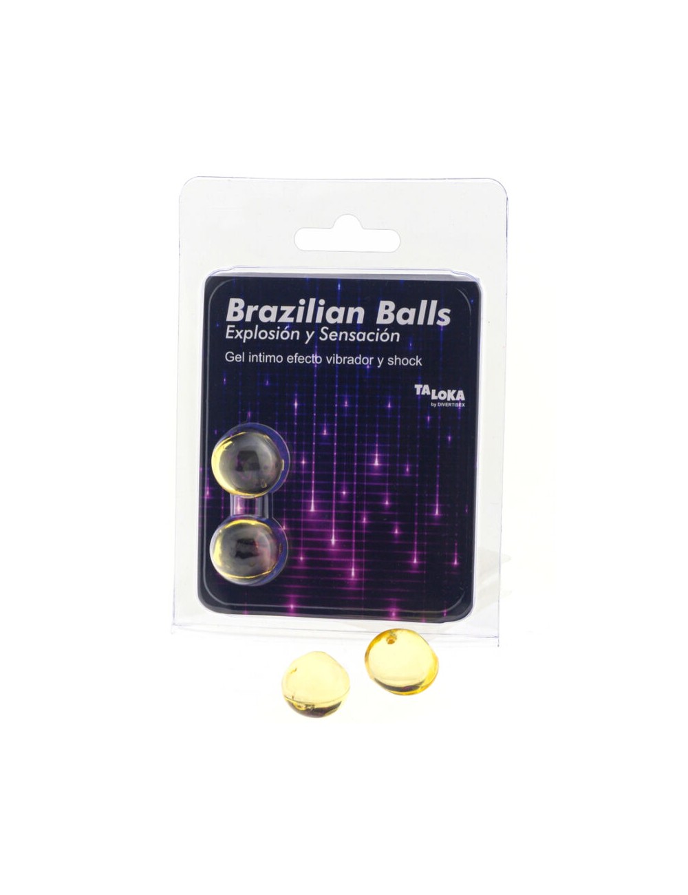 TALOKA - 2 BALLES BRÉSILIENNES GEL EXCITANT VIBRANT & EFFET CHOC