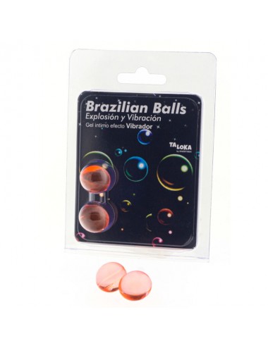 TALOKA - 2 BALLES BRÉSILIENNES EFFET VIBRANT GEL EXCITANT