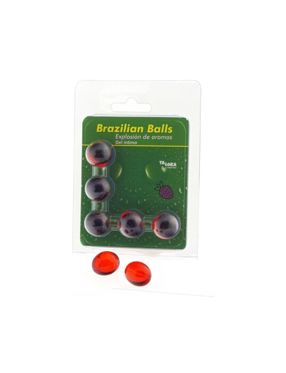 TALOKA - GEL INTIME 5 BOULES BRÉSILIENNES FRAISE TALOKA - GEL INTIME 5 BOULES BRÉSILIENNES FRAISE