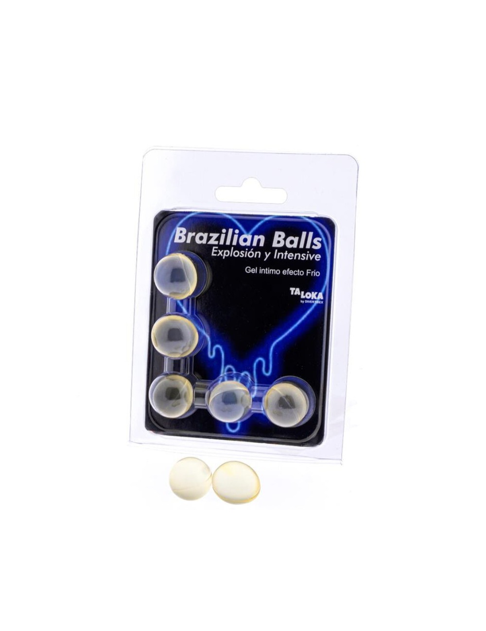 TALOKA - 5 BALLES BRÉSILIENNES GEL EXCITANT EFFET FROID ET VIBRANT