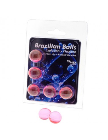 TALOKA - 5 BALLES BRÉSILIENNES REFRESH EFFET VIBRANT GEL EXCITANT