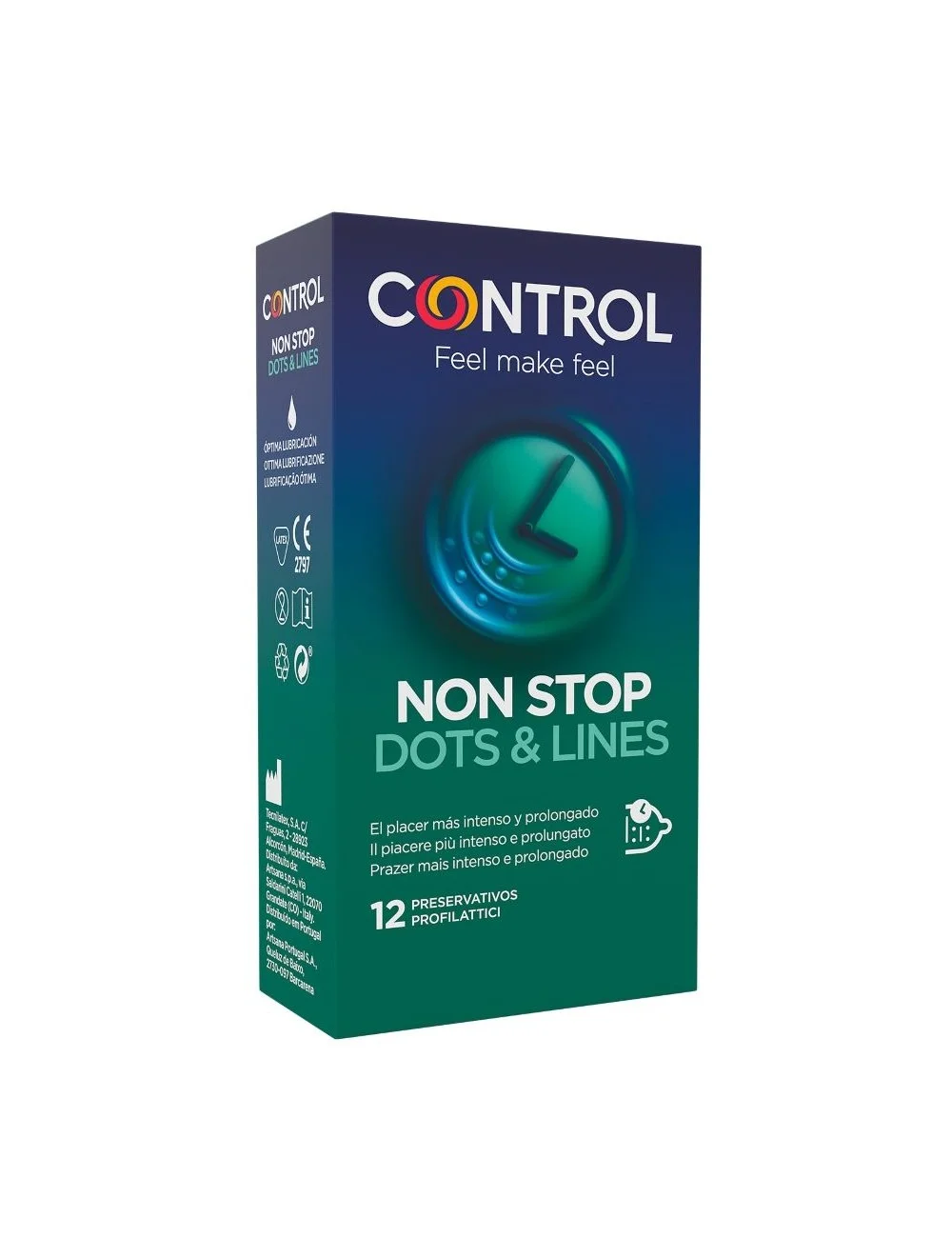 CONTROL NONSTOP PUNTOS Y ESTRIAS 12 UNID CONTROL NONSTOP PUNTOS Y ESTRIAS 12 UNID