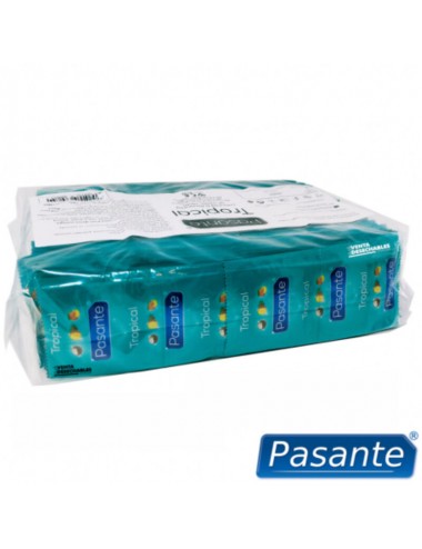 PASANTE PRÉSERVATIFS SAC TROPICAL 144 UNITÉS