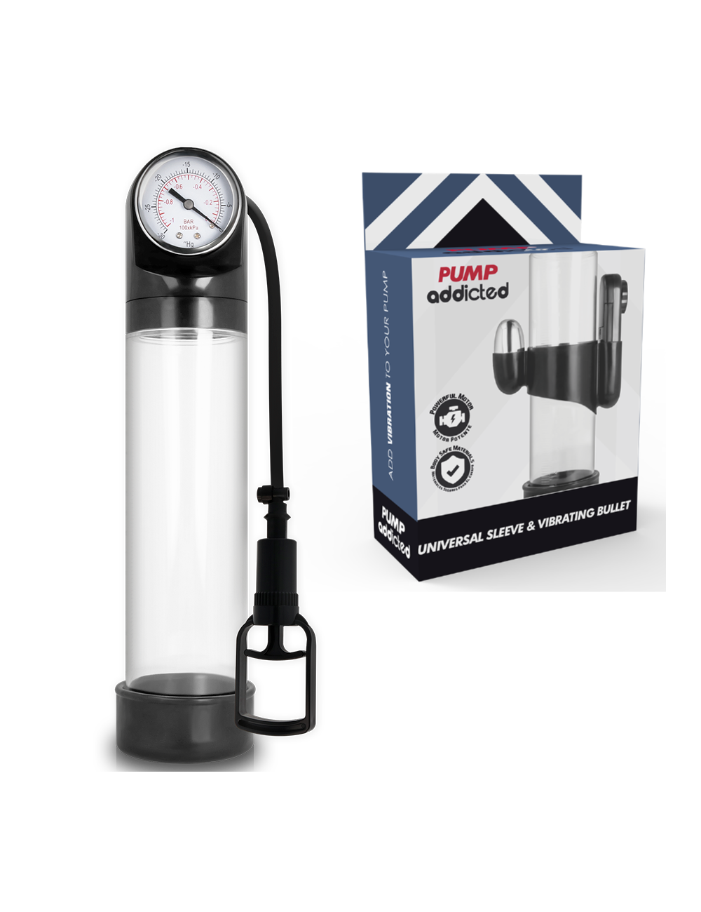 VIBRATEUR TRANSPARENT PUMP ADDICTED RX9 VIBRATEUR TRANSPARENT PUMP ADDICTED RX9