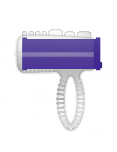 CASUAL RING VIBRATOR LILAC TONGUE