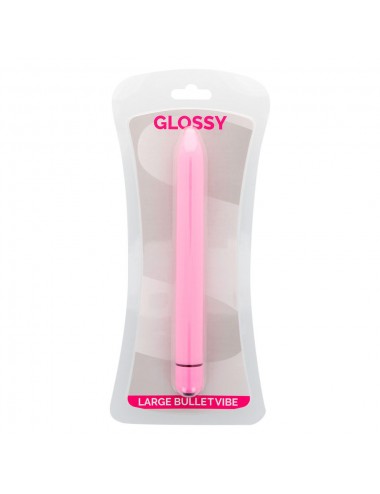 GLOSSY SLIM VIBRADOR ROSA