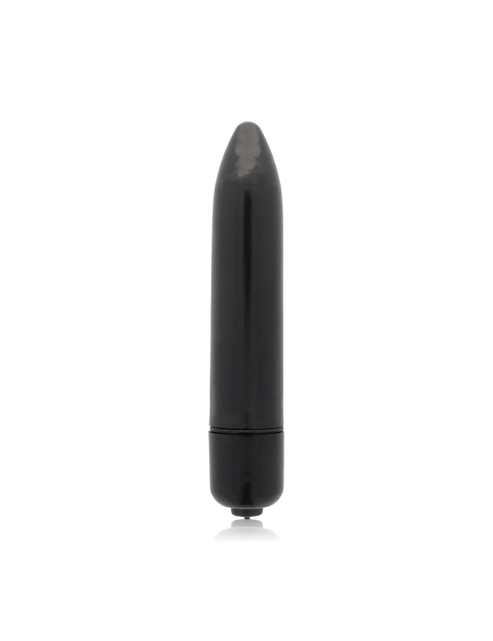 GLOSSY THIN VIBRADOR NEGRO