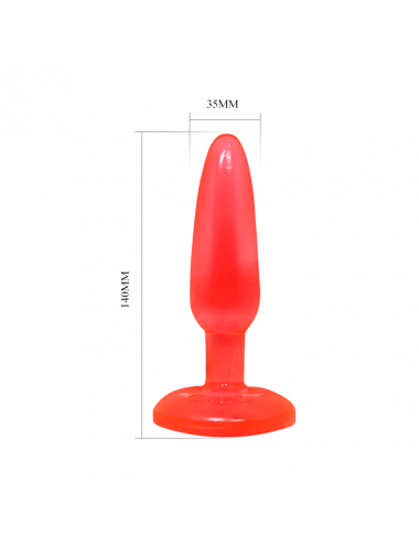 BAILE - PLUG ANAL ROUGE SOFT TOUCH 14.2 CM