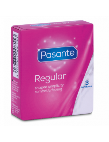 PASANTE CONDOM GAMA REGULAR 3 UNIDADES