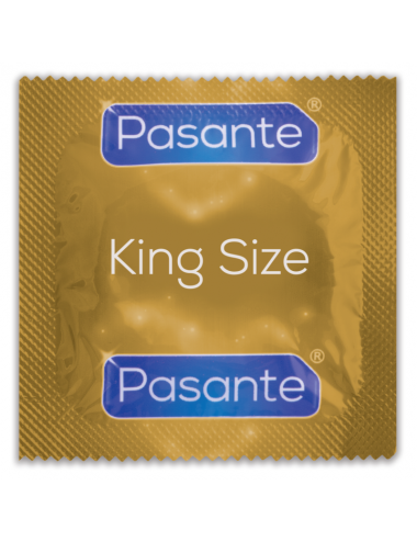 PASANTE PRESERVATIVOS KING MÁS LARGOS Y ANCHOS 12 UNIDADES