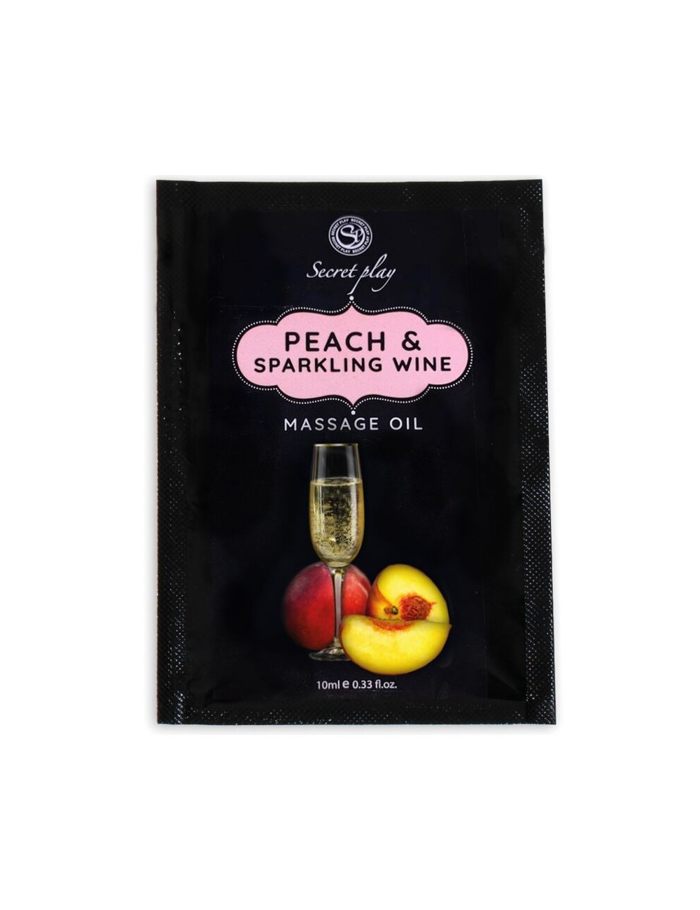 HUILE DE MASSAGE UNIQUE DOSE SECRETPLAY MELOCOT NY CAVA 10 ML