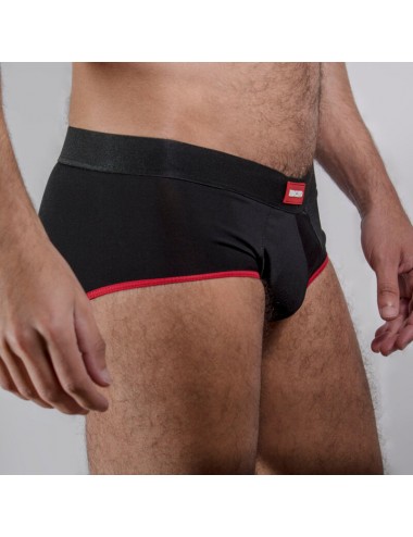 MACHO MS24A SLIP BRIEF ROUGE FONCÉ S