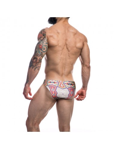 CUT4MEN - SLIP TAILLE BASSE AZTEC M