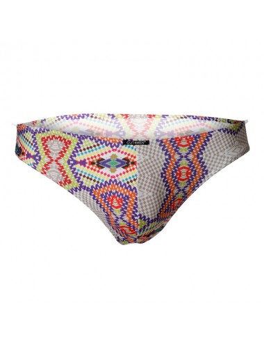 CUT4MEN - SLIP TAILLE BASSE AZTEC M