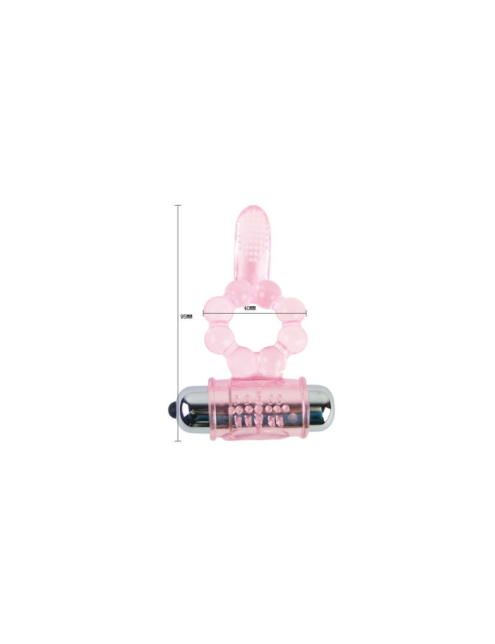 ANILLO SILICONA 10 RITMOS LENGUA CON VIBRACION ROSA ANILLO SILICONA 10 RITMOS LENGUA CON VIBRACION ROSA