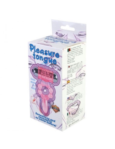 BAILE - ANNEAU SILICONE 10 RYTHMES DE LANGUE AVEC VIBRATION ROSE