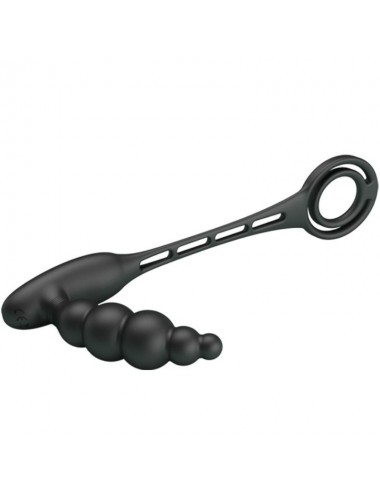 PRETTY LOVE - ANNEAUX PÉNIS AVEC PLUG VIBRATEUR