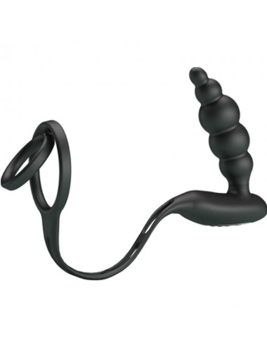PRETTY LOVE - ANNEAUX PÉNIS AVEC PLUG VIBRATEUR