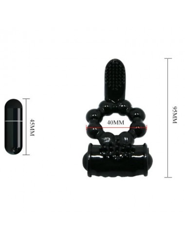 BAILE - ANNEAU SWEET RING AVEC DOUBLE STIMULATEUR