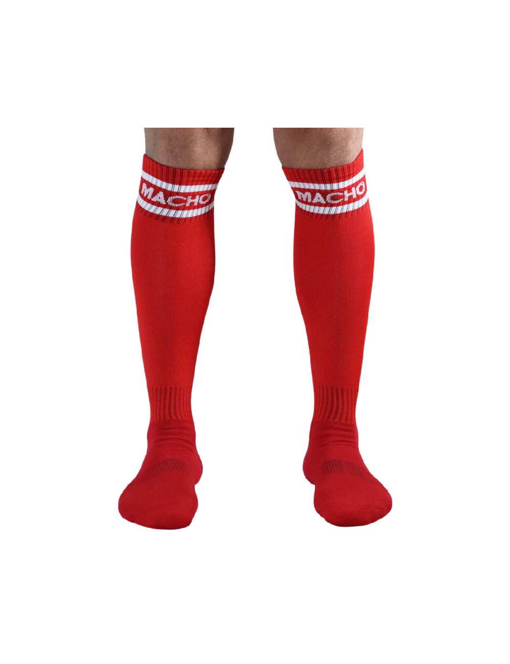 MACHO CALCETINES LARGOS TALLA UNICA ROJO