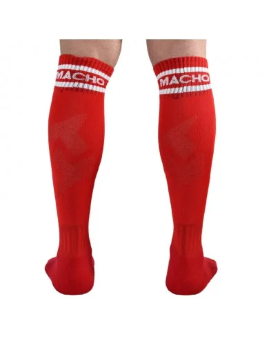 MACHO CALCETINES LARGOS TALLA UNICA ROJO