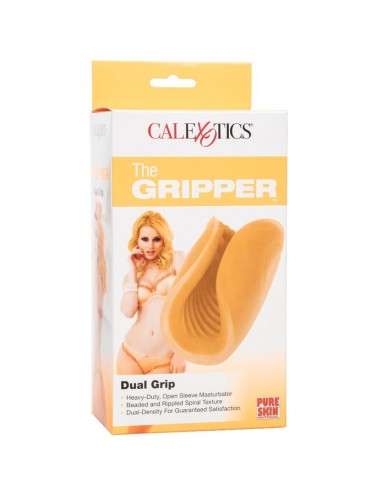 CALEXOTICS - MASTURBATEUR GRIP PERLÉ ORANGE