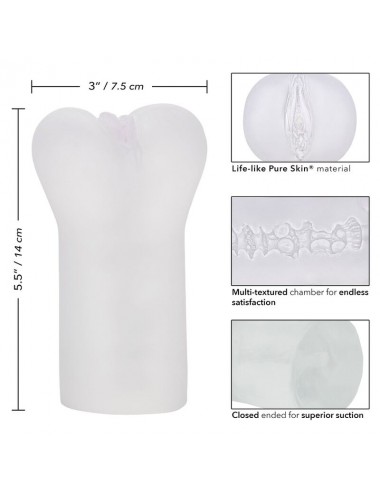 CALEXOTICS - BOUNDLESS VULVA STROKER - TRANSPARENT