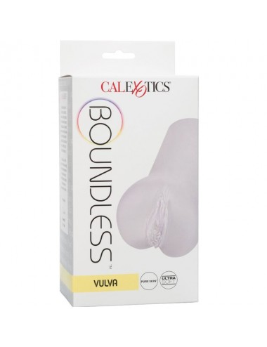 CALIFORNIA EXOTICS - BOUNDLESS VULVA STROKER - TRANSPARENT