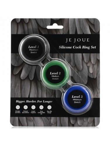 ENSEMBLE COCK RING SILICONE JE JOUE