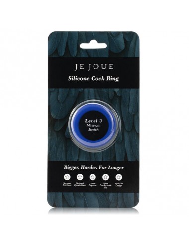 JE JOUE - BAGUE SILICONE BLEUE STRANGULATION MINIMUM