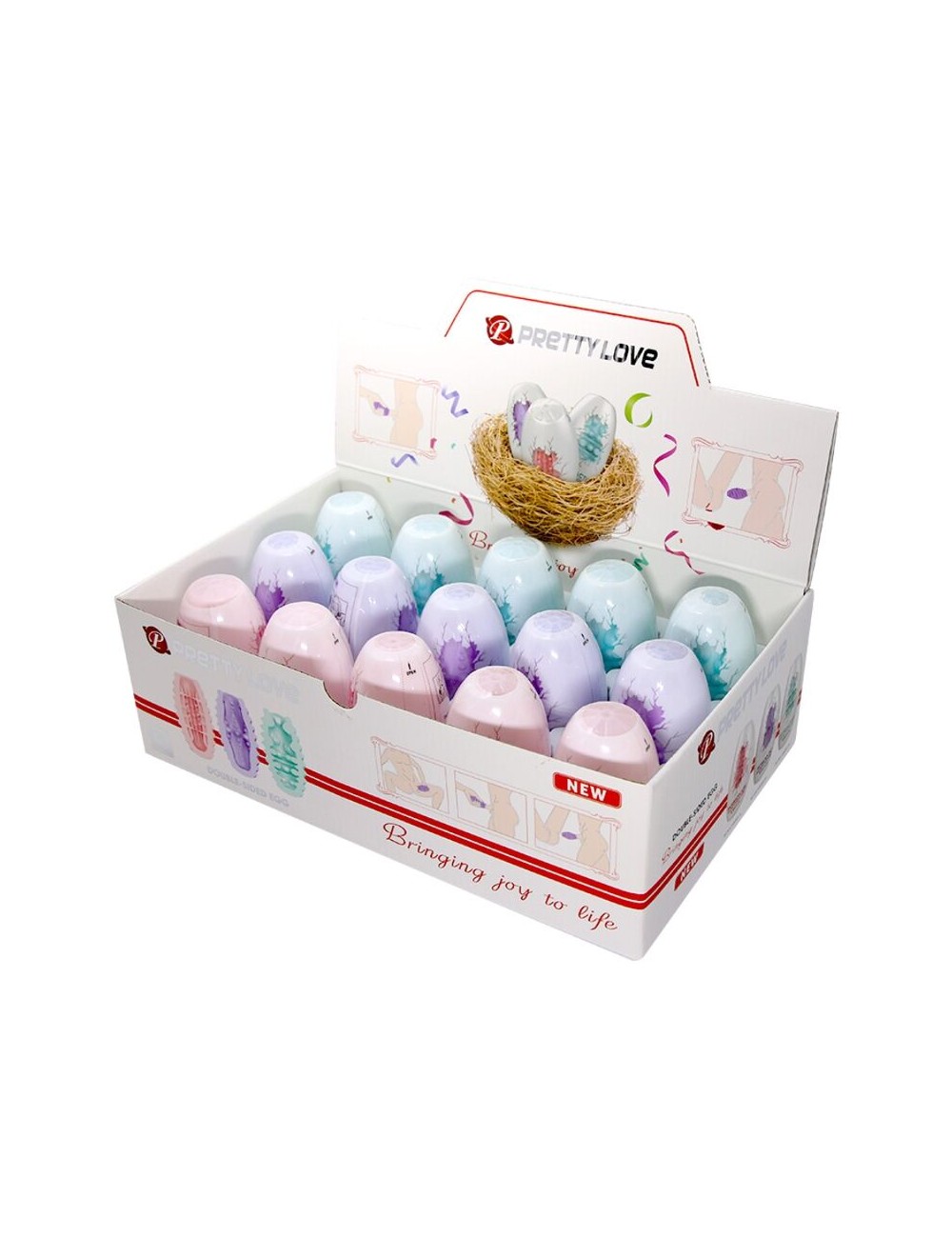 OEUF DOUBLE FACE PRETTY LOVE - 15 PIÈCES OEUF DOUBLE FACE PRETTY LOVE - 15 PIÈCES