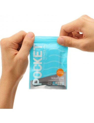 TENGA - MASTURBATEUR DE POCHE WAVE LINE