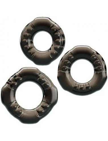 COCK RINGS YVONNE ENSEMBLE DE TROIS ANNEAUX DE PÉNIS
