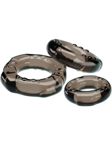 COCK RINGS YVONNE ENSEMBLE DE TROIS ANNEAUX DE PÉNIS