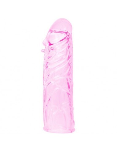 BAILE - HOUSSE DE PÉNIS EN SILICONE STIMULANTE ROSE 13 CM