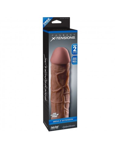 MEGA 2 EXTENSIÓN MARRON PARA EL PENE