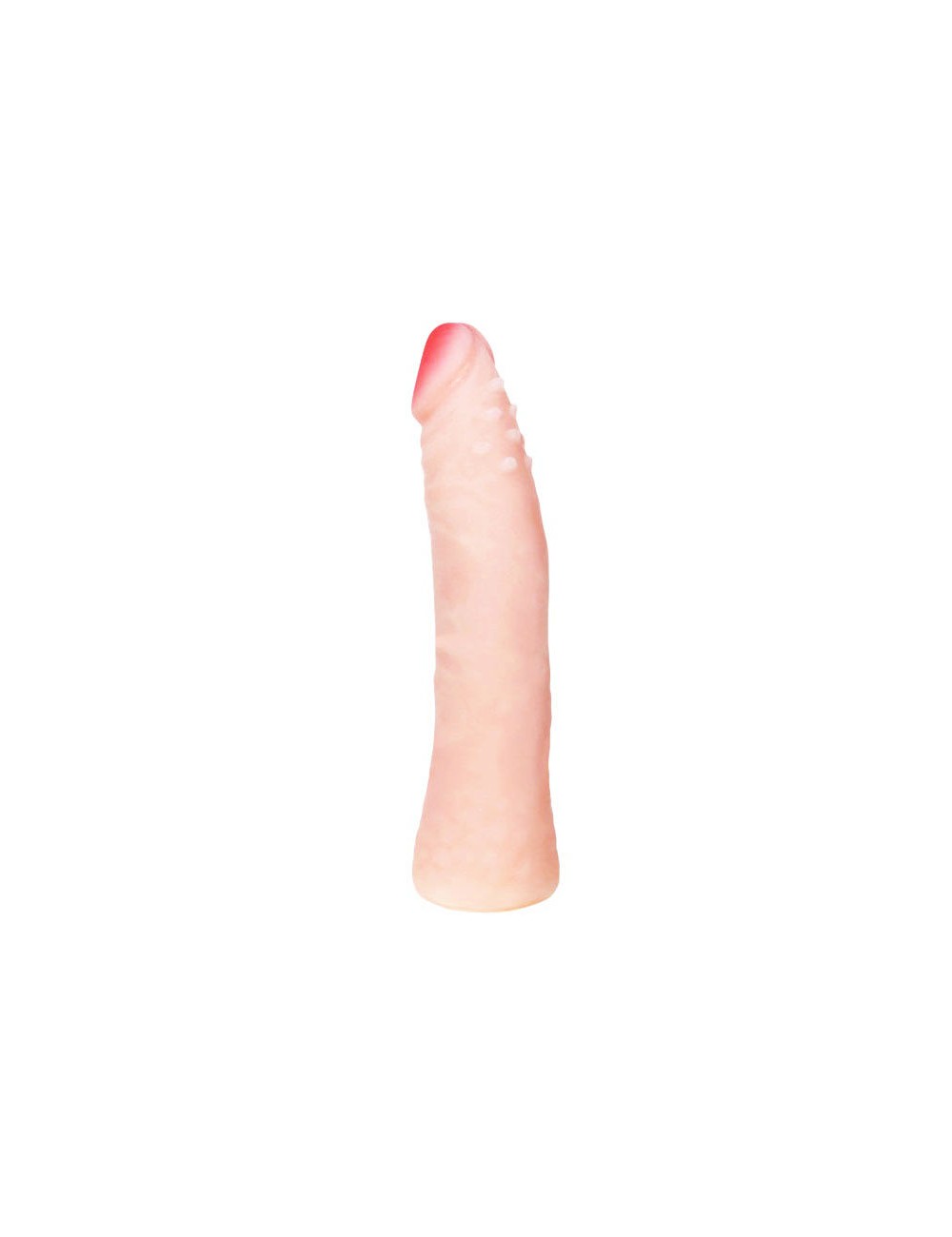 DILDO SILICONA TACTO PIEL  REALISTICO 19CM