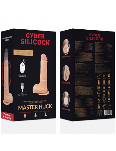 CYBER SILICOCK - TÉLÉCOMMANDE RÉALISTE MASTER HUCK 20.9 CM -O- 4 CM