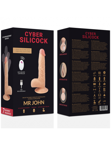 CYBER SILICOCK REALISTICO CONTROL REMOTO MR JOHN