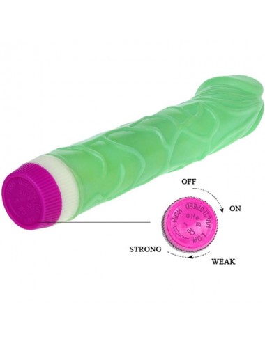 WAVES OF PLEASURE VIBRADOR VERDE 23 CM