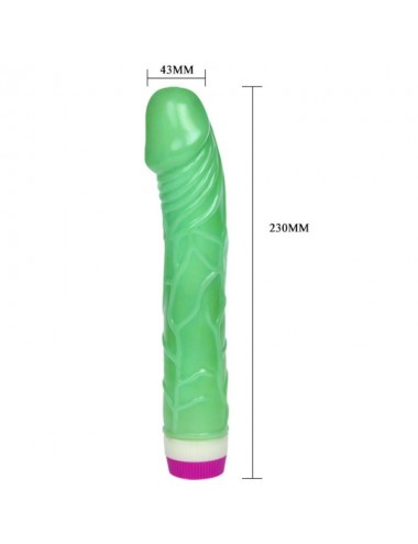 WAVES OF PLEASURE VIBRADOR VERDE 23 CM