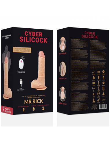 CYBER SILICOCK - TÉLÉCOMMANDE RÉALISTE MR RICK 20.9 CM -O- 4 CM