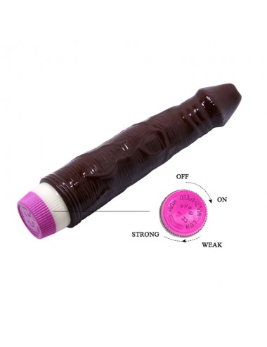 WAVES OF PLEASURE VIBRADOR REALÍSTICO MARRON 23 CM