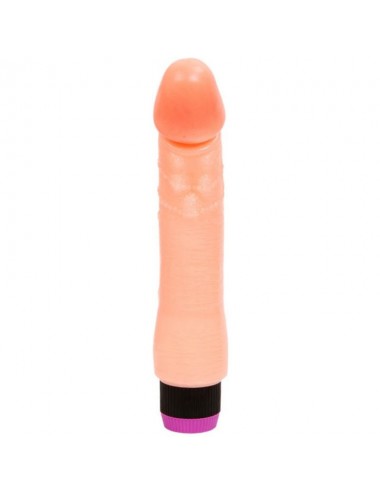 VIBRADOR REALISTICO FLEXIBLE NATURAL 24 CM