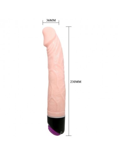 BAILE ADOUR CLUB VIBRADOR REALISTICO 23 CM NATURAL