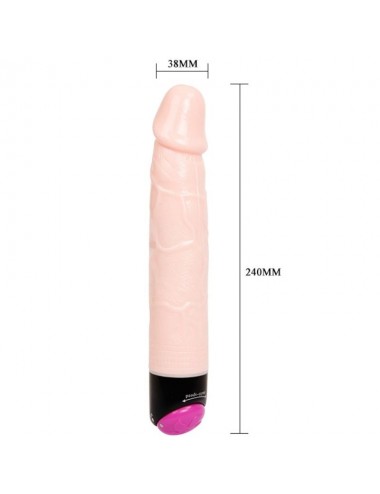 BAILE - VIBRATION ET ROTATION SEXUELLES COLORÉES 24 CM