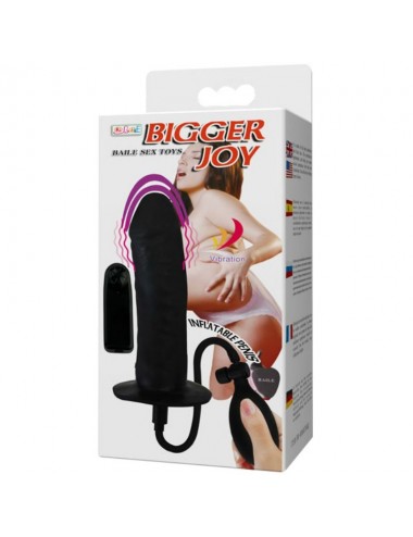 BAILE - PÉNIS GONFLABLE BIGGER JOY AVEC VIBRATION 16 CM