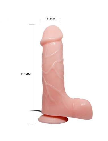 VIBRADOR REALISTICO BARBARA NATURAL 21 CM